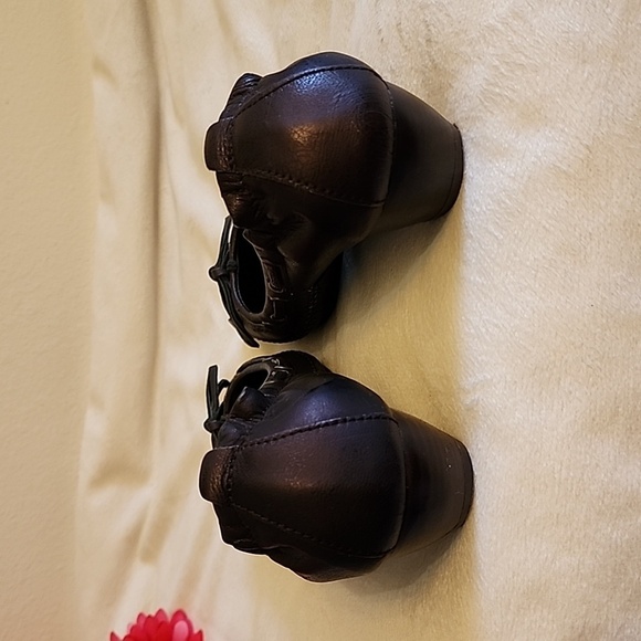 NEW Donald J. Pliner Buttery Leather Ballet Kitten Heel Brown Luxury Designer - Picture 7 of 15